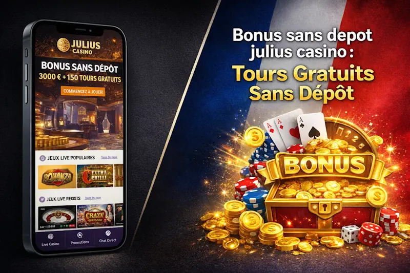 Bonus sans depot julius casino : Tours Gratuits Sans Dépôt